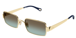 Chloe CH 0354S - 003 GOLD green double gradient