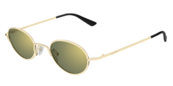 Alexander McQueen AM 0562S - 003 GOLD green mirror