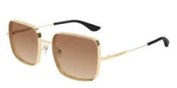 Alexander McQueen AM 0564S - 002 GOLD orange double gradient
