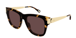 Chloe CH 0349S - 003 HAVANA/GOLD violet