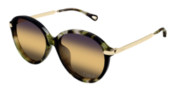Chloe CH 0358SK - 003 HAVANA/GOLD yellow gradient