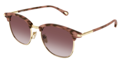 Chloe CH 0384S - 004 GOLD/HAVANA red gradient