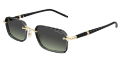 Mont Blanc MB 0483S - 004 GOLD/BLACK grey double gradient