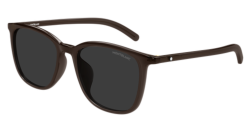 Mont Blanc MB 0487SA - 002 BROWN grey