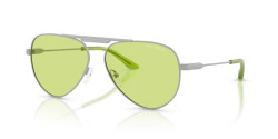 Armani Exchange AX 2060S - 6020/2 MATTE SILVER green