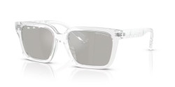 Armani Exchange AX 4147S - 82356G SHINY CRYSTAL light grey flash silver