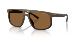Armani Exchange AX 4161SU - 839173 MATTE BROWN GRADIENT brown