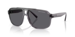 Armani Exchange AX 4104S - 823981 SHINY TRANSPARENT GREY grey polarized