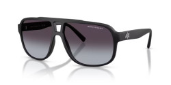 Armani Exchange AX 4104S - 80788G MATTE BLACK gradient grey