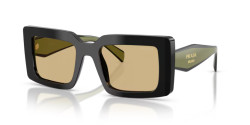 Prada PR D01S - 03K10R BLACK yellow