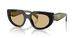 Prada PR D02S - 03K10R BLACK yellow
