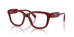 Miu Miu MU 02ZV - 21I1O1 OPAL RED