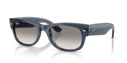 Ray Ban RB 0832S MEGA WAYFARER II - 684532 TRANSPARENT DARK BLUE clear gradient grey