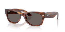 Ray Ban RB 0832S MEGA WAYFARER II - 954/B1 STRIPED HAVANA dark grey