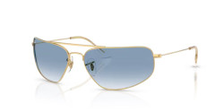 Ray-Ban RB 3780  - 001/3F ARISTA GOLD clear gradient blue