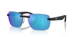 Ray-Ban RB 4470CH - 601SA1 SAND BLACK polarized green