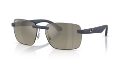 Ray-Ban RB 4470CH - 63315J SAND DARK BLUE grey gradient polarized