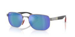 Ray-Ban RB 8329M - F0014L GUNMETAL polarized grey mirror blue