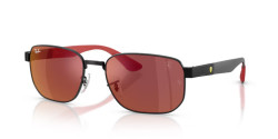 Ray-Ban RB 8329M - F1402K BLACK brown mirror dark red
