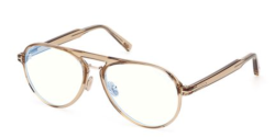 Tom Ford FT 5981-B - 045 TRANSPARENT LIGHT BROWN