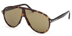 Tom Ford FT 1211 VLADIMIR - 52N DARK TORTOISE sage green