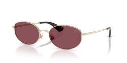 Burberry BE 3169 - 11095Q LIGHT GOLD purple polarized