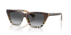 Burberry BE 4468 - 4202T3 CHECK SAND gradient grey polarized