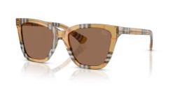 Burberry BE 4470 - 416373 CHECK SAND dark brown