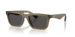 Burberry BE 4475U - 421287 MATTE GREEN dark grey