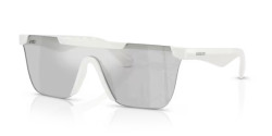 Burberry BE 4480D - 417269 WHITE light grey tampo silver