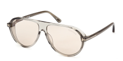 Tom Ford FT 1023 MARCUS - 93E TRANSPARENT LIGHT GREEN brown photochromic