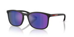 Prada PS A08S - UFK05U MATTE GREY dark blue mirror violet