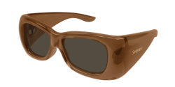Saint Laurent SL 901 HOWL - 017 BROWN brown