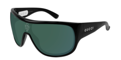 Gucci GG 2168S - 007 BLACK green mirror double