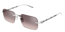 Gucci GG 2145S - 005 SILVER brown gradient mirror