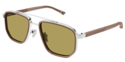 Gucci GG 2073S - 004 SILVER/BROWN green