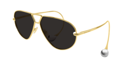 Bottega Veneta BV 1437S - 001 GOLD grey