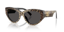 Dolce&Gabbana DG 4514 - 316387 LEO BROWN ON BLACK dark grey