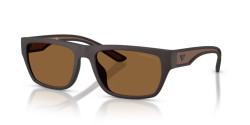 Emporio Armani EA 4267U - 618673 RUBBERISED MATT BROWN brown