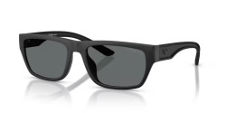 Emporio Armani EA 4267U - 500181 RUBBERIZED MATTE BLACK dark grey polarized