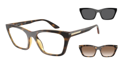 Emporio Armani EA 4274BU - 50261W SHINY HAVANA clear