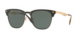 Ray-Ban RB 3576 N BLAZE CLUBMASTER 043/71  BRUSCHED GOLD  dark green