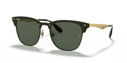 Ray-Ban RB 3576N BLAZE CLUBMASTER - 043/71 GOLD  dark green