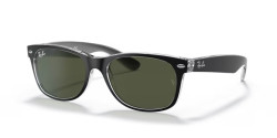 Ray-Ban RB 2132 NEW WAYFARER - 6052  TOP BLACK ON TRANSPARENT green