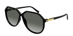 Valentino VG 0026S - 001 BLACK grey gradient