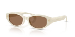 Versace VE 4512D - 554473 WHITE TALC dark brown