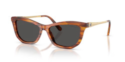 Swarovski SK 6057 - 109187 STRIPED HAVANA dark grey