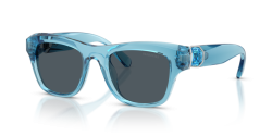 Swarovski SK 6056U - 107887 TRANSPARENT BLUE dark grey