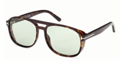 Tom Ford FT 1022 ROSCO - 52N DARK HAVANA green