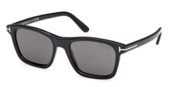 Tom Ford FT 1179 BARRON - 01D SHINY BLACK grey polarized